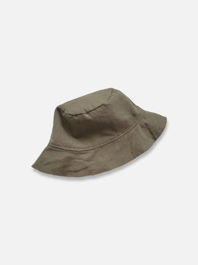 Linen Bucket Hat | Khaki Green