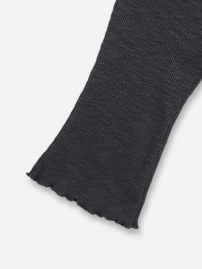 Ribbed Jelly Pants  |  Black