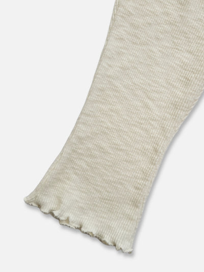Ribbed Jelly Pants  |  Cream