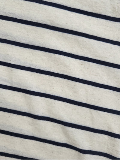 Remi Tee | Stripe on navy blue