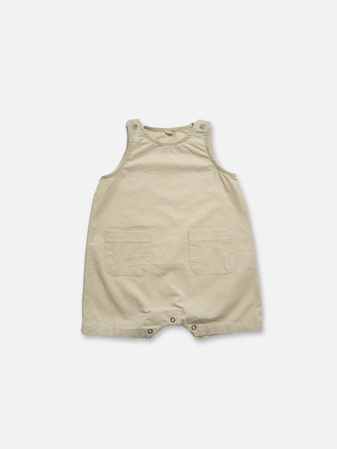 Pocket romper | Cream