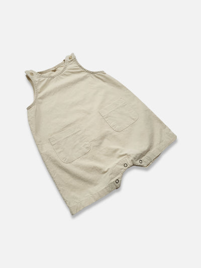 Pocket romper | Cream