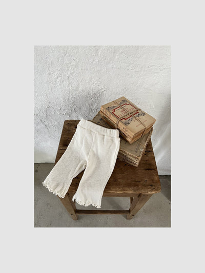 Ribbed Jelly Pants  |  Cream