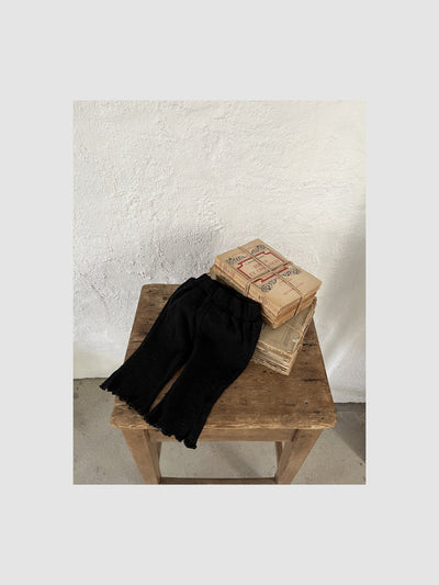 Ribbed Jelly Pants  |  Black