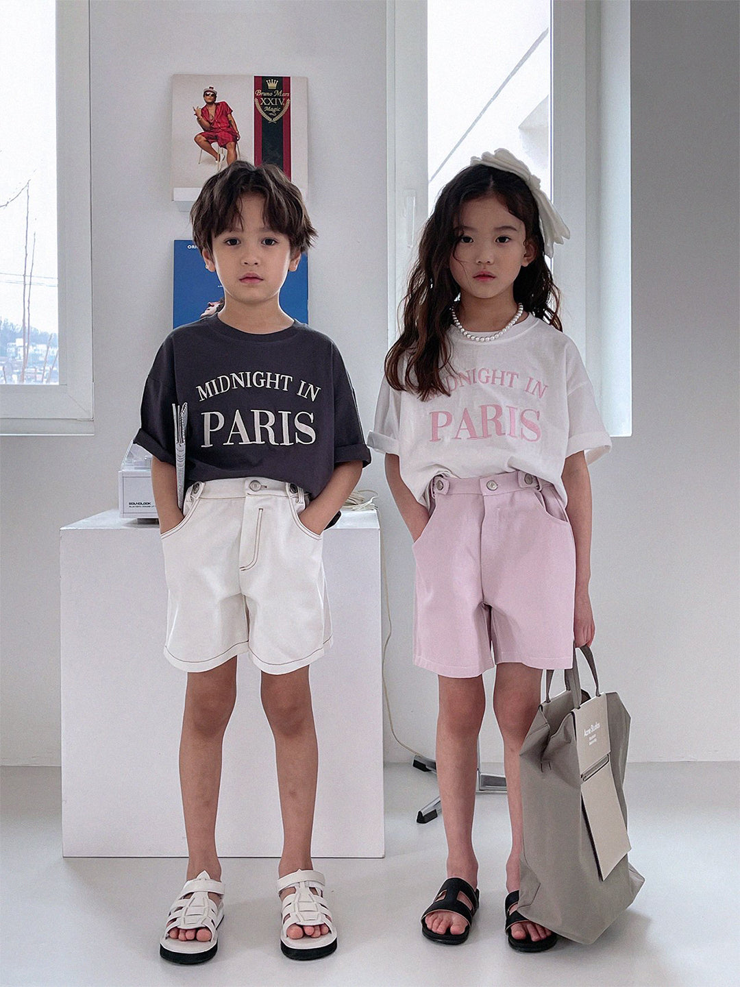 Paris Tee | Charcoal