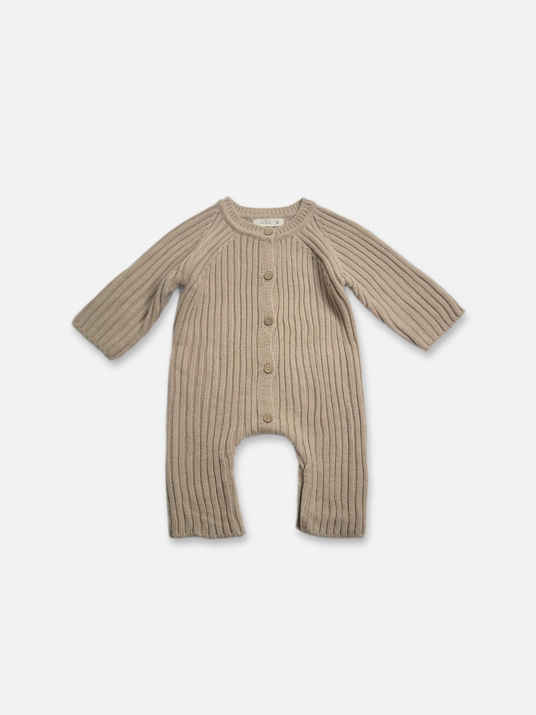 Ellie knit jumpsuit | beige