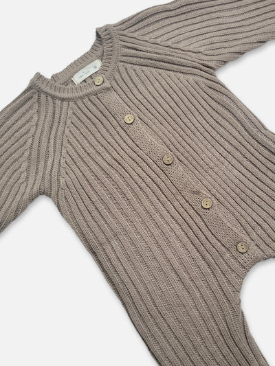 Ellie knit jumpsuit | mocha