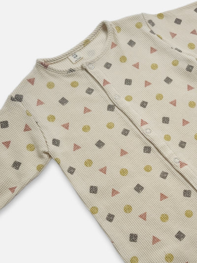 Geo jumpsuit | cream