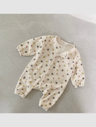 Geo jumpsuit | cream