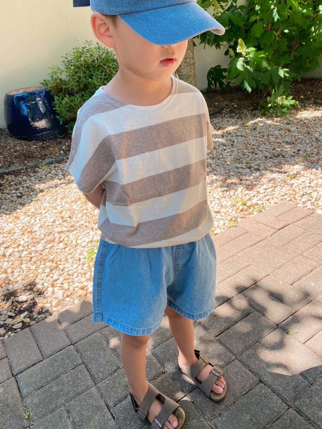 harlow stripe tee