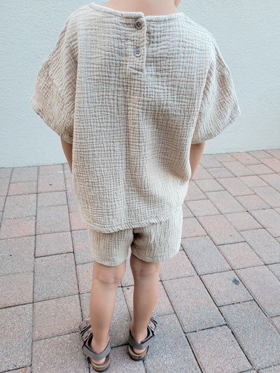 harper gauze shortie set