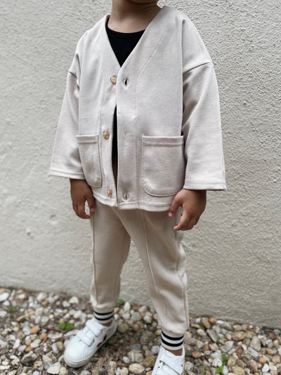 Waffle Stripe Pants  |  Sand