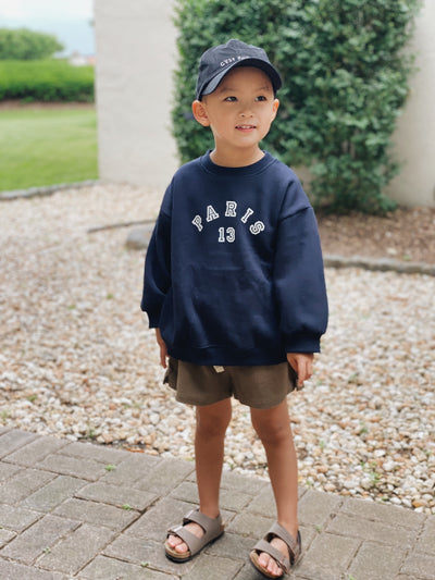 Gender Neutral Basketweave Shorts | Cocoa